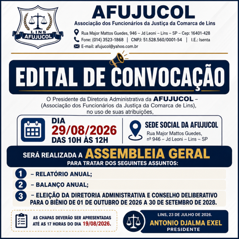 Edital de Convocação